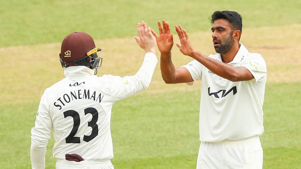 R Ashwin has already bagged a six-for in a county game before the England Tests&nbsp;&nbsp;&bull;&nbsp;&nbsp;Getty Images