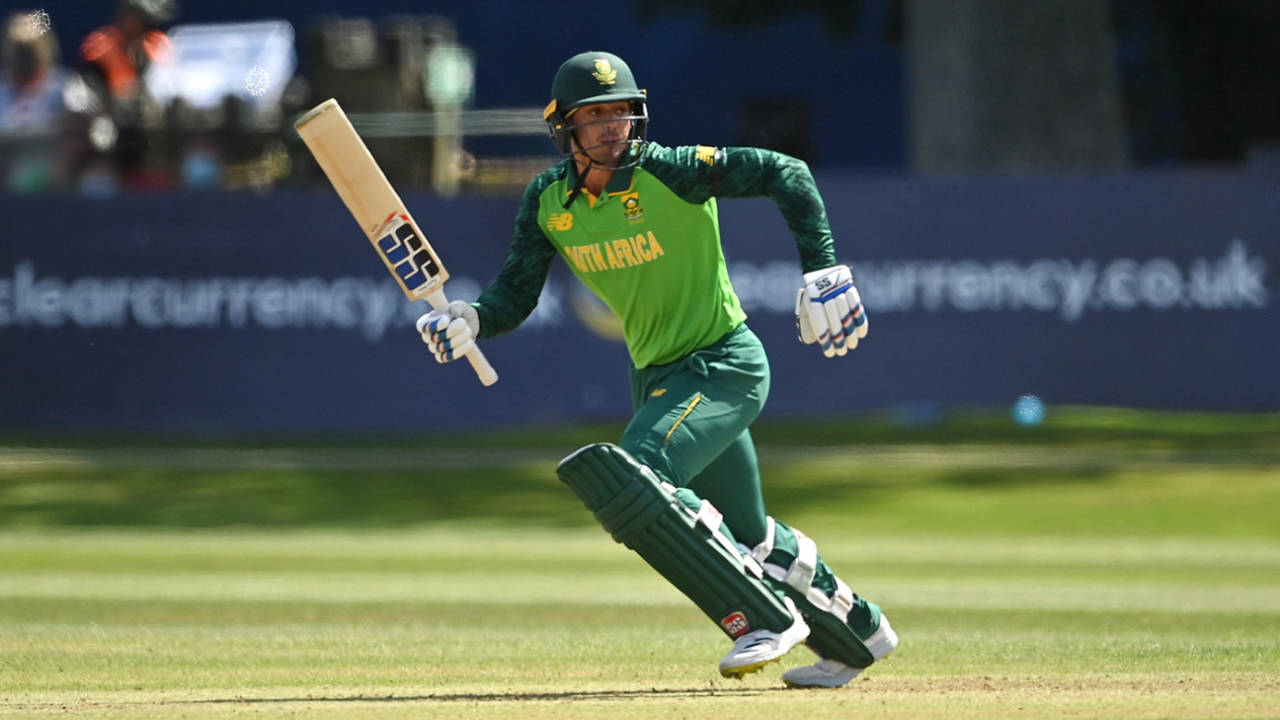de Kock's availability for the T20Is could give South Africa plenty of options at the top of the order&nbsp;&nbsp;&bull;&nbsp;&nbsp;Sportsfile via Getty Images
