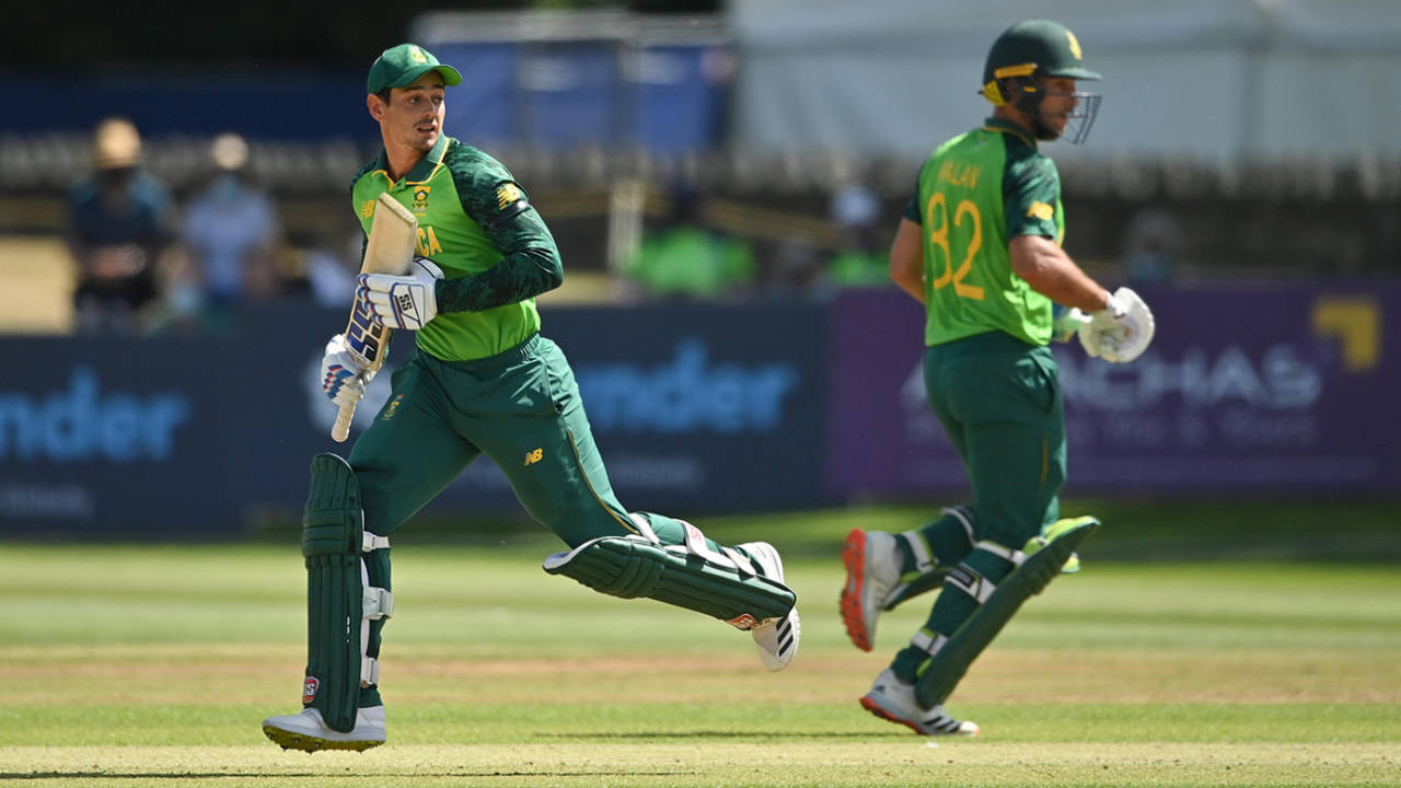 Quinton de Kock and Janneman Malan toyed with Ireland's bowlers, Ireland v South Africa, 3rd ODI, Malahide, July 16, 2021