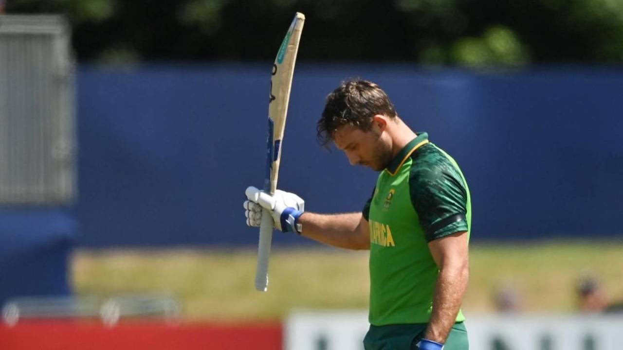 Janneman Malan brought up his second ODI ton off 126 balls, Ireland v South Africa, 3rd ODI, Malahide, July 16, 2021