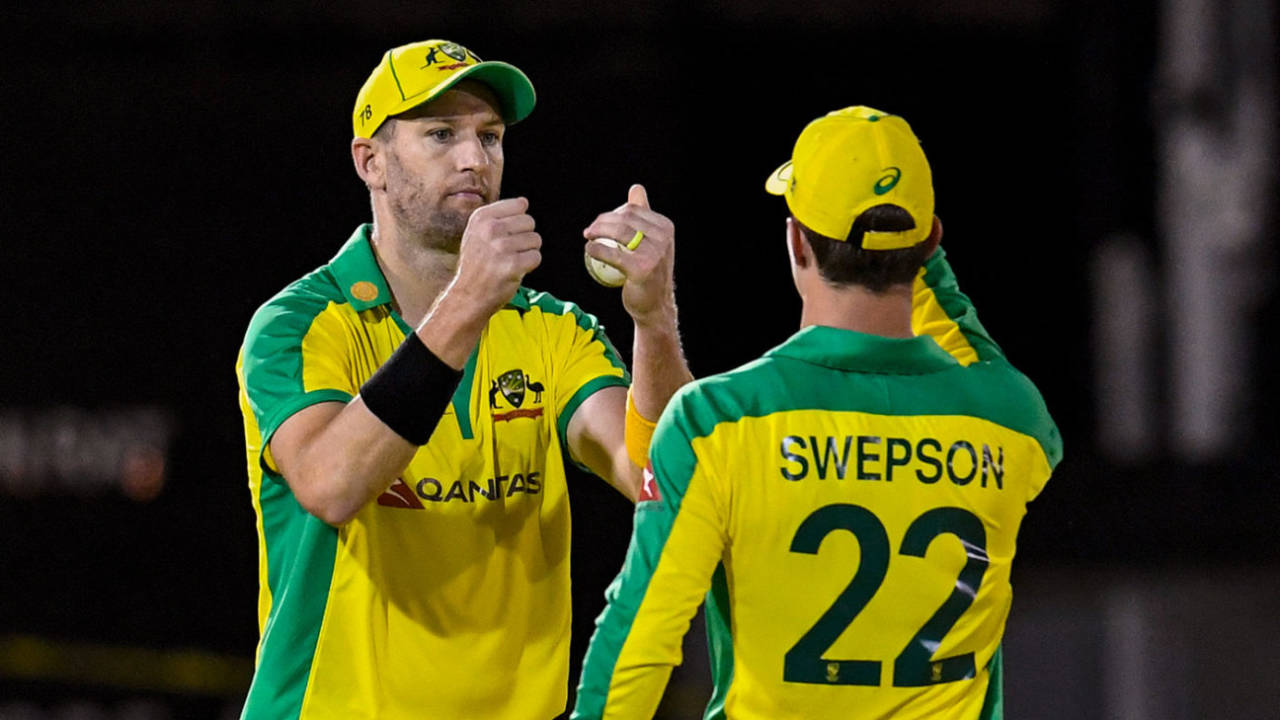 Andrew Tye closed out the innings well, West Indies vs Australia, 5th T20I, St Lucia, July 16, 2021