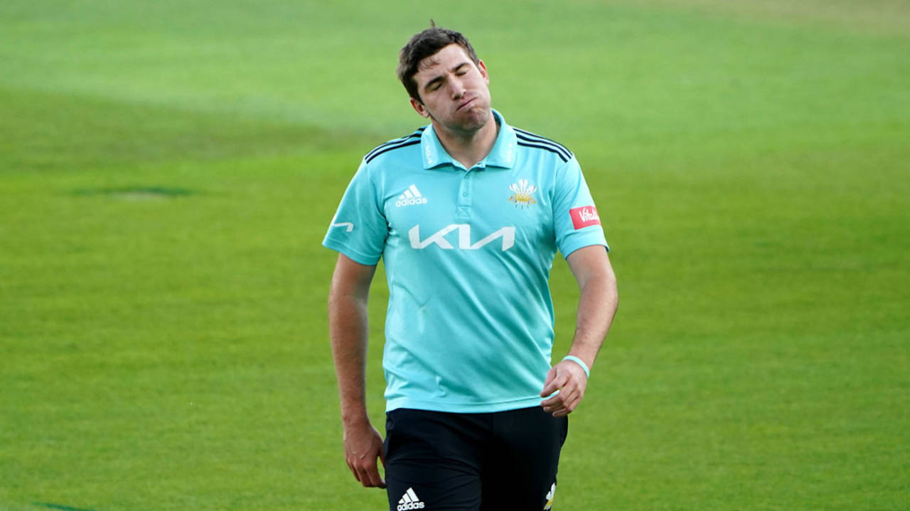 Jamie Overton has been ruled out of the inaugural Hundred through injury, Surrey vs Middlesex, Vitality Blast, Kia Oval, June 25, 2021