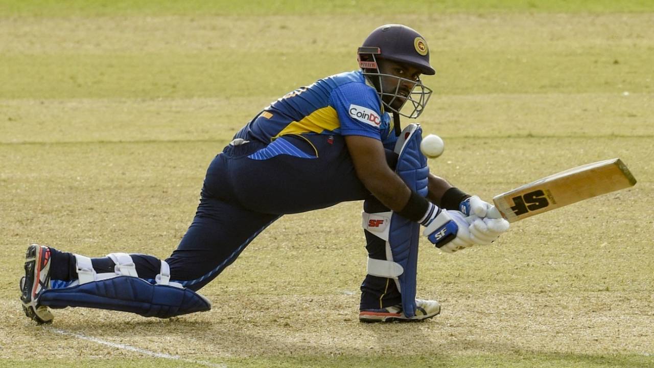 Charith Asalanka top-scored for Sri Lanka with 65&nbsp;&nbsp;&bull;&nbsp;&nbsp;ISHARA S. KODIKARA/AFP/Getty Images