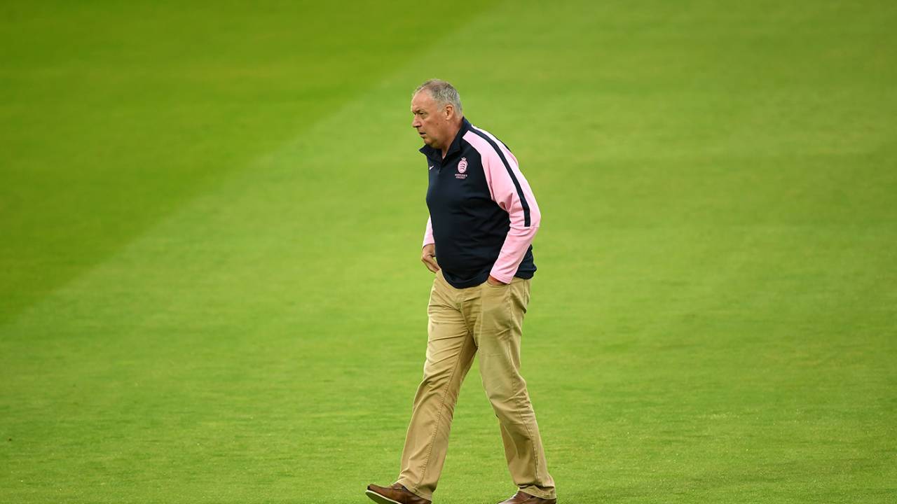 Middlesex director of cricket Angus Fraser, Middlesex v Essex, Vitality Blast, Lord's, September 3, 2020