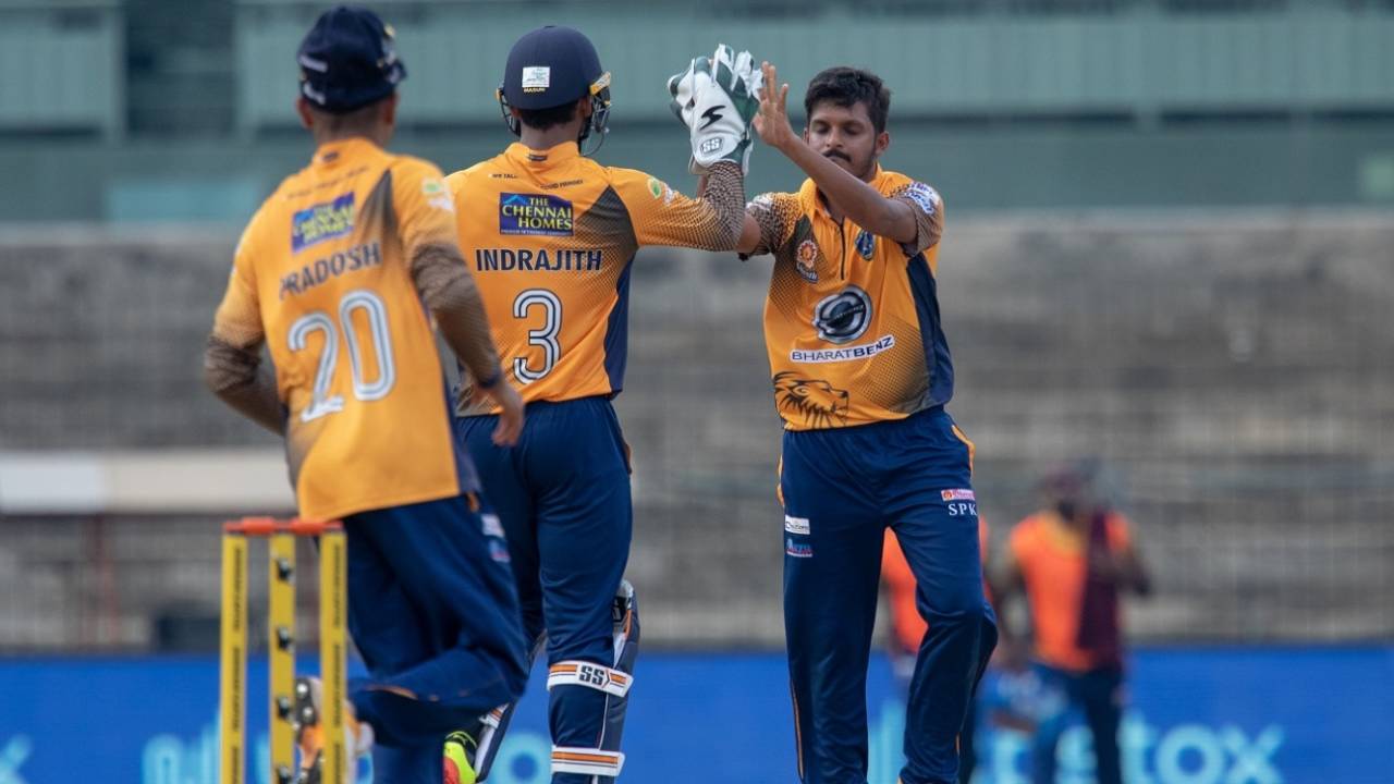 M Abhinav has bowled at the CSK nets, Chepauk Super Gillies vs Nellai Royal Kings, TNPL 2021, Chennai, July 24, 2021