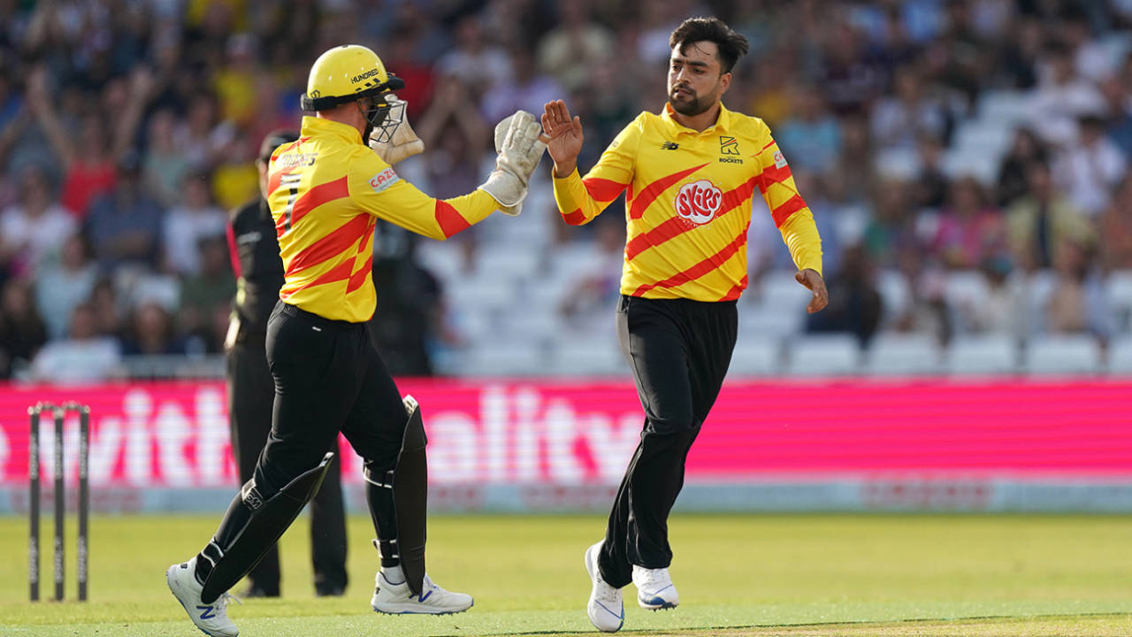 Rashid Khan was in the wickets, Trent Rockets vs Northern Superchargers, Men's Hundred, Trent Bridge, July 26, 2021