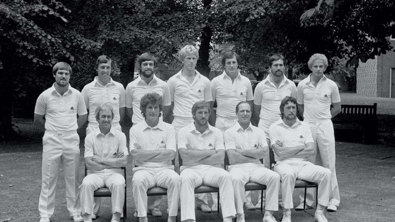 The England squad for the 1981 Ashes