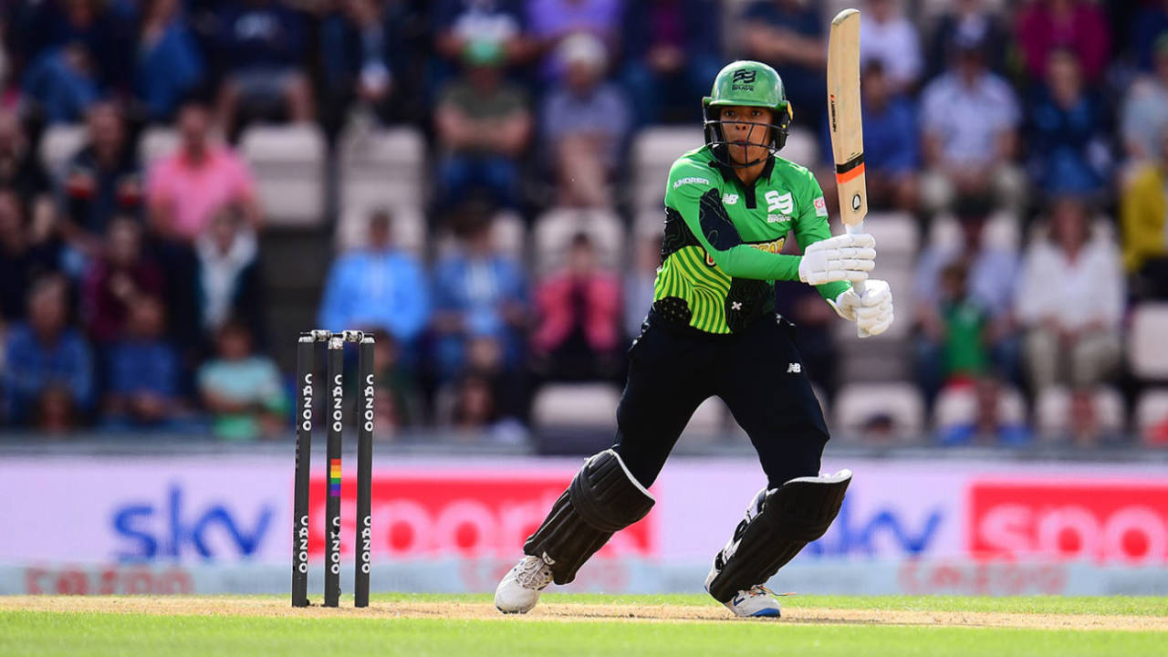 Sophia Dunkley's unbeaten fifty led Brave to victory&nbsp;&nbsp;&bull;&nbsp;&nbsp;Harry Trump/Getty Images