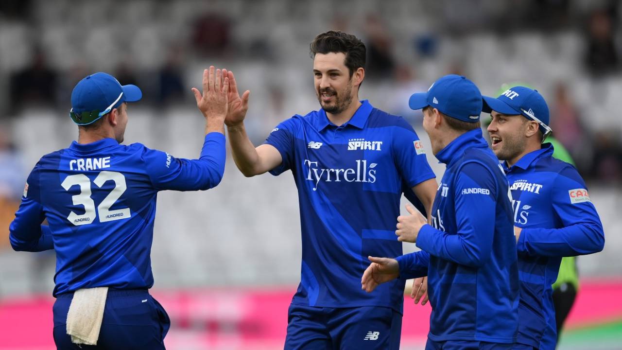 Chris Wood removes James Vince early for London Spirit