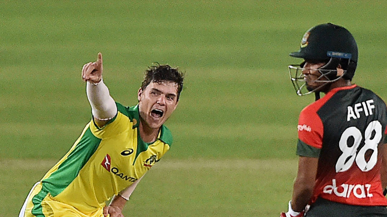 Mitchell Swepson claimed three wickets, Bangladesh vs Australia, 4th T20I, Dhaka, August 7, 2021