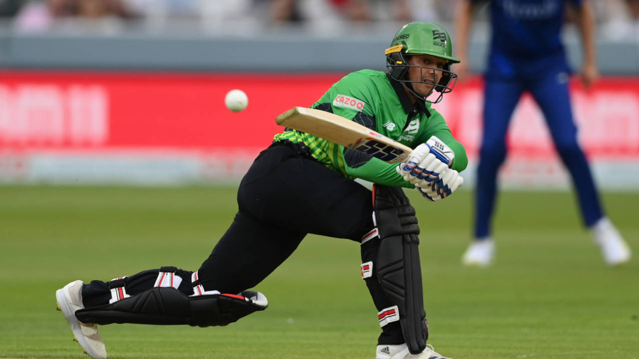 Quinton de Kock nails a sweep, London Spirit vs Southern Brave, Lord's, Men's Hundred, August 1, 2021