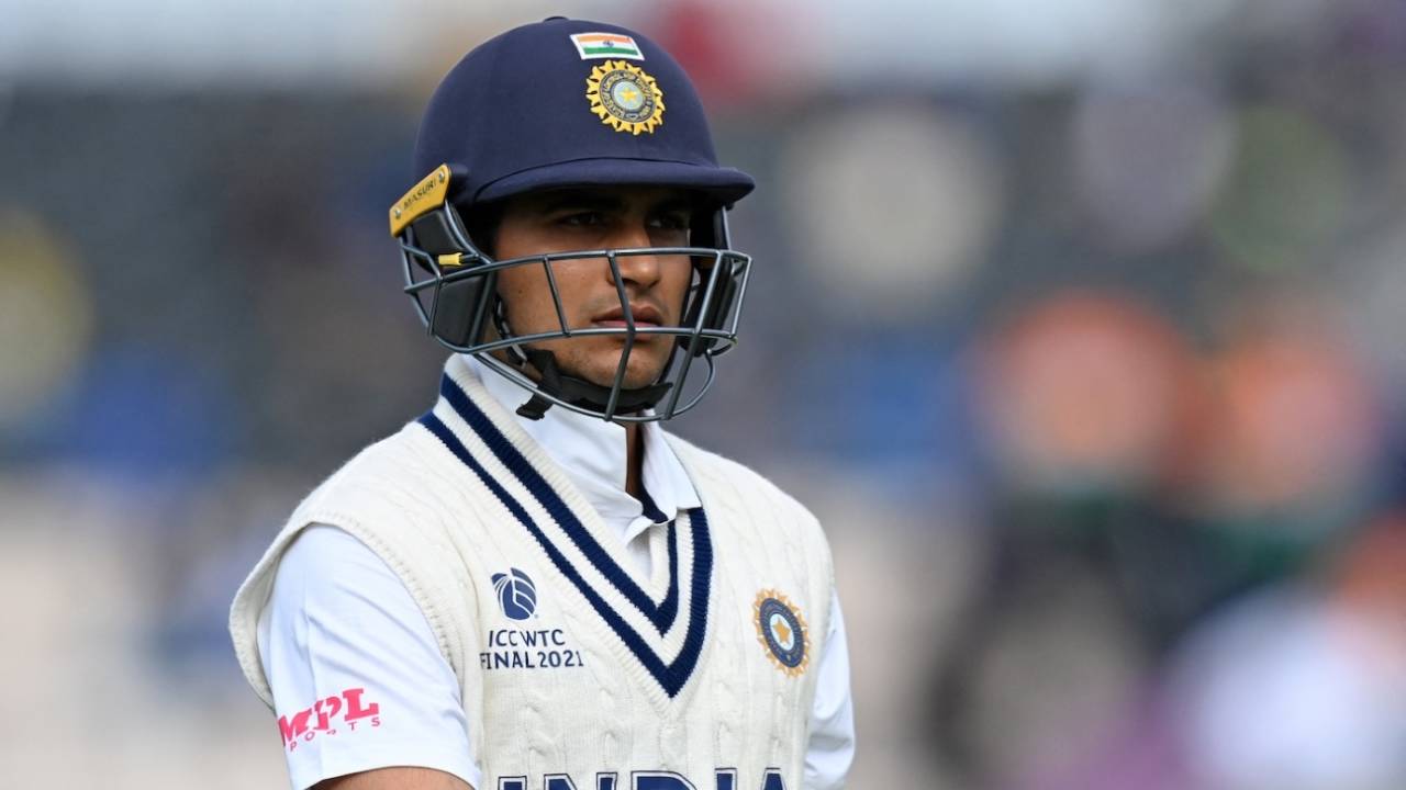 A disappointed Shubman Gill walks back, India vs New Zealand, WTC final, Southampton, 5th day, June 22, 2021