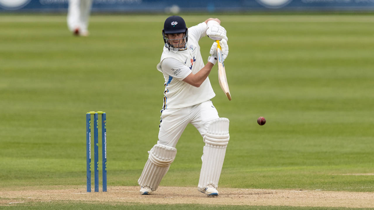 Sam Northeast made two Championship appearances on loan for Yorkshire, Northamptonshire vs Yorkshire, County Championship, Group Three, Wantage Road, July 4, 2021