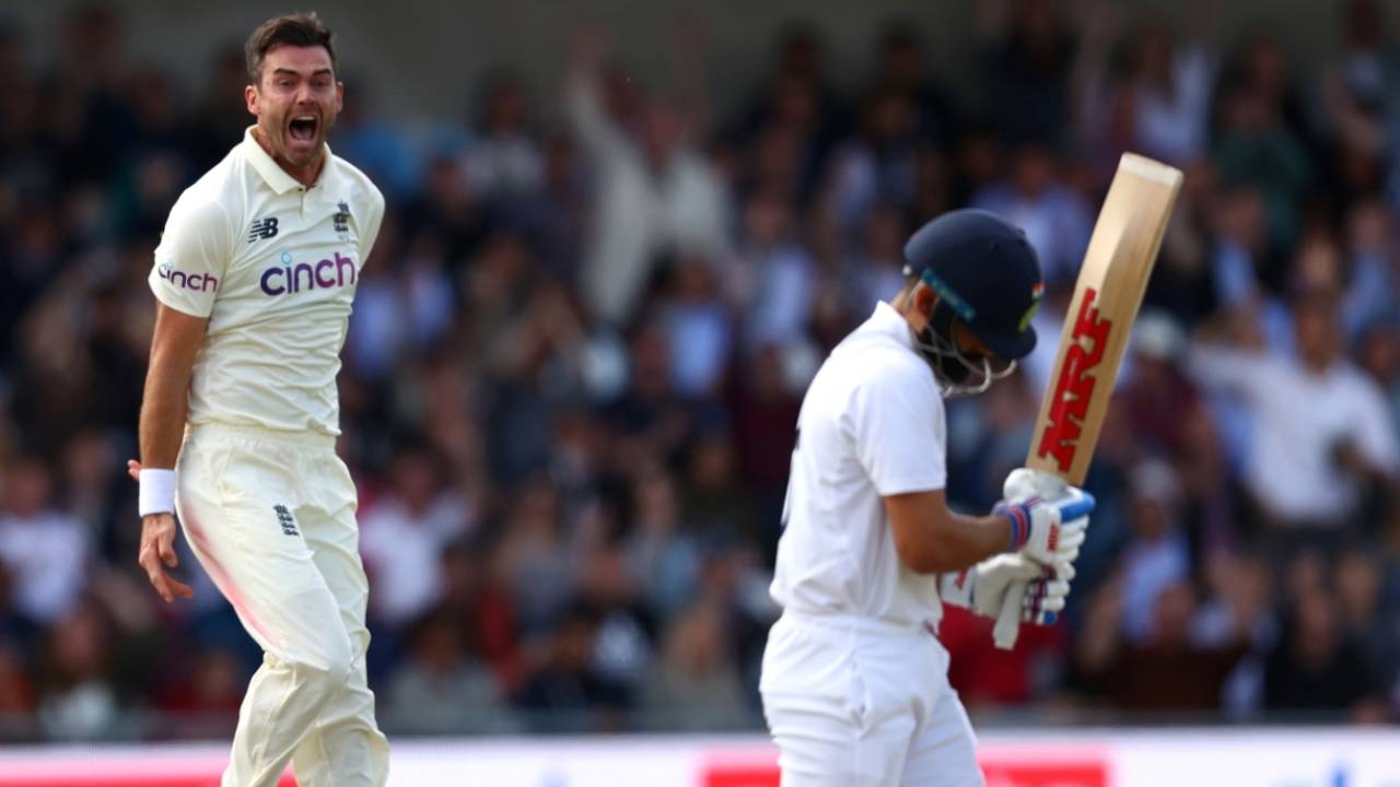 James Anderson is pumped up after dismissing Virat Kohli, England vs India, 3rd Test, Headingley, 1st day, August 25, 2021