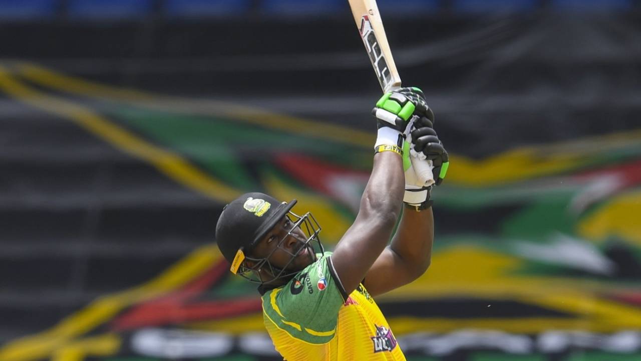 Andre Russell hit a 14-ball 50*, the fastest half-century in CPL history&nbsp;&nbsp;&bull;&nbsp;&nbsp;CPL T20 via Getty Images