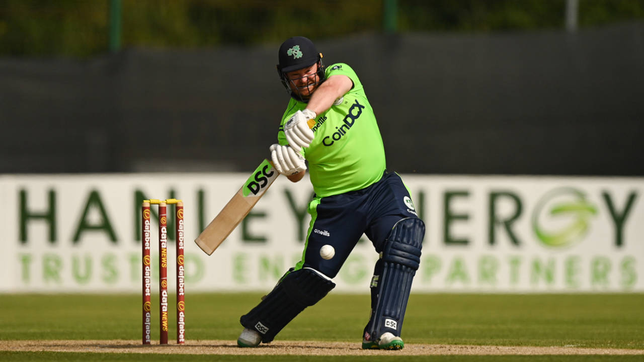 Paul Stirling goes on the attack, Ireland vs Zimbabwe, 3rd T20I, Bready, September 1, 2021