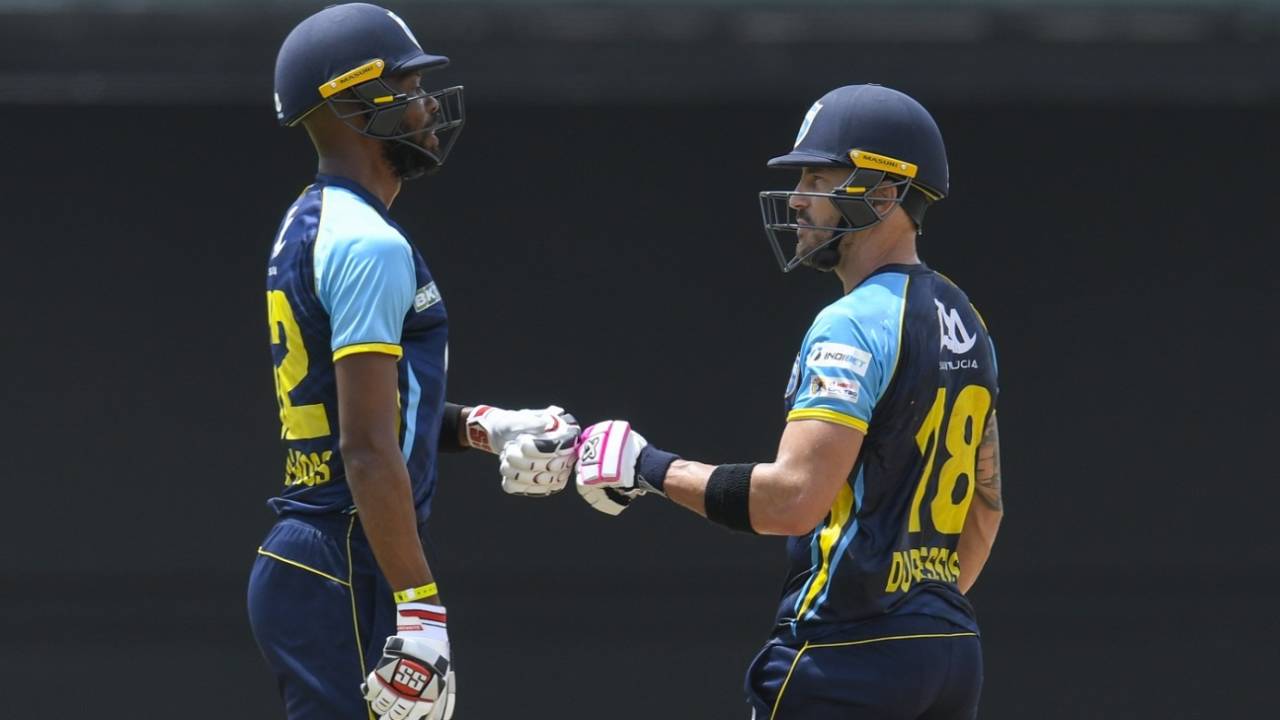 Roston Chase and Faf du Plessis led St Lucia Kings' charge&nbsp;&nbsp;&bull;&nbsp;&nbsp;CPL T20/ Getty Images