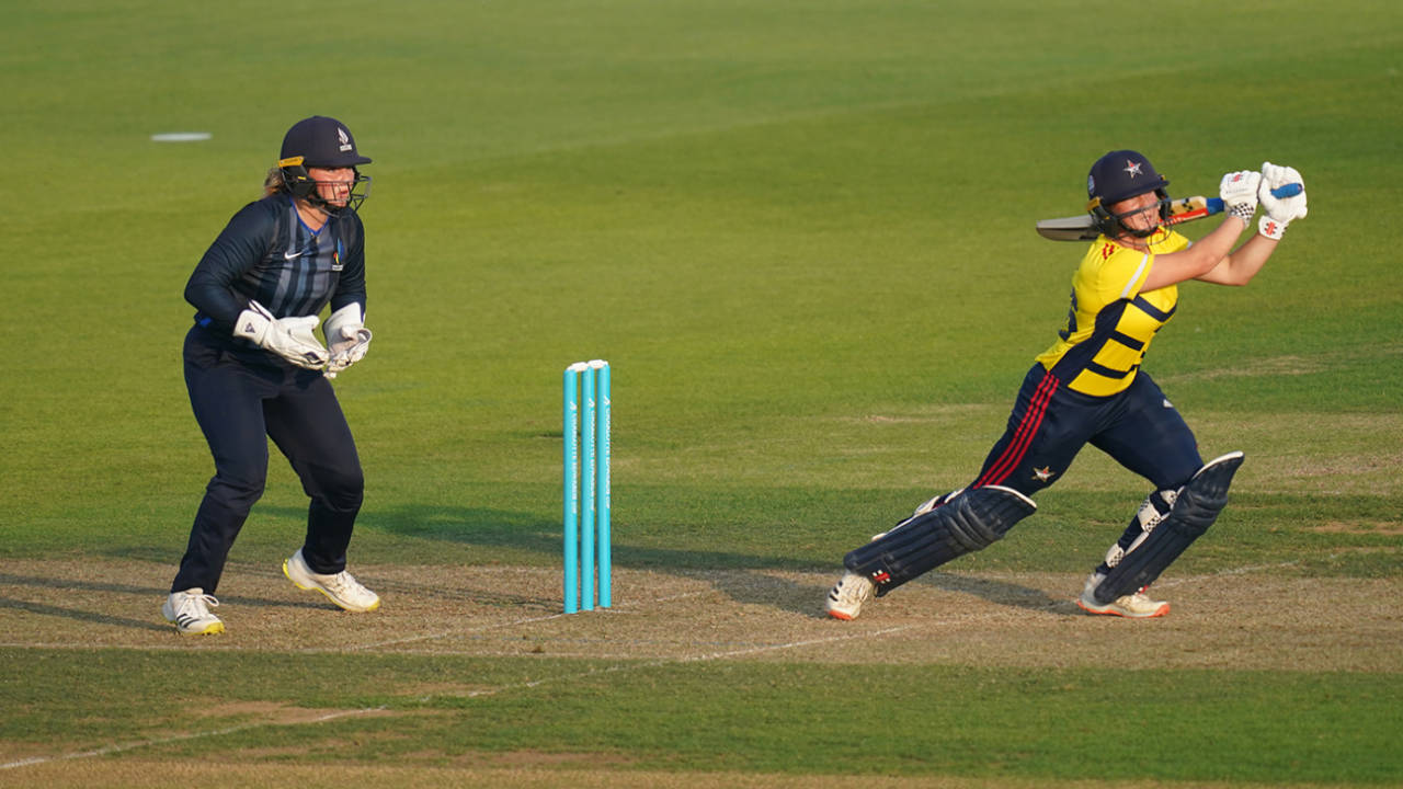 Alice Capsey led Stars to victory with an unbeaten 40 from 26, South East Stars vs Northern Diamonds, Charlotte Edwards Cup final, Ageas Bowl, September 5, 2021