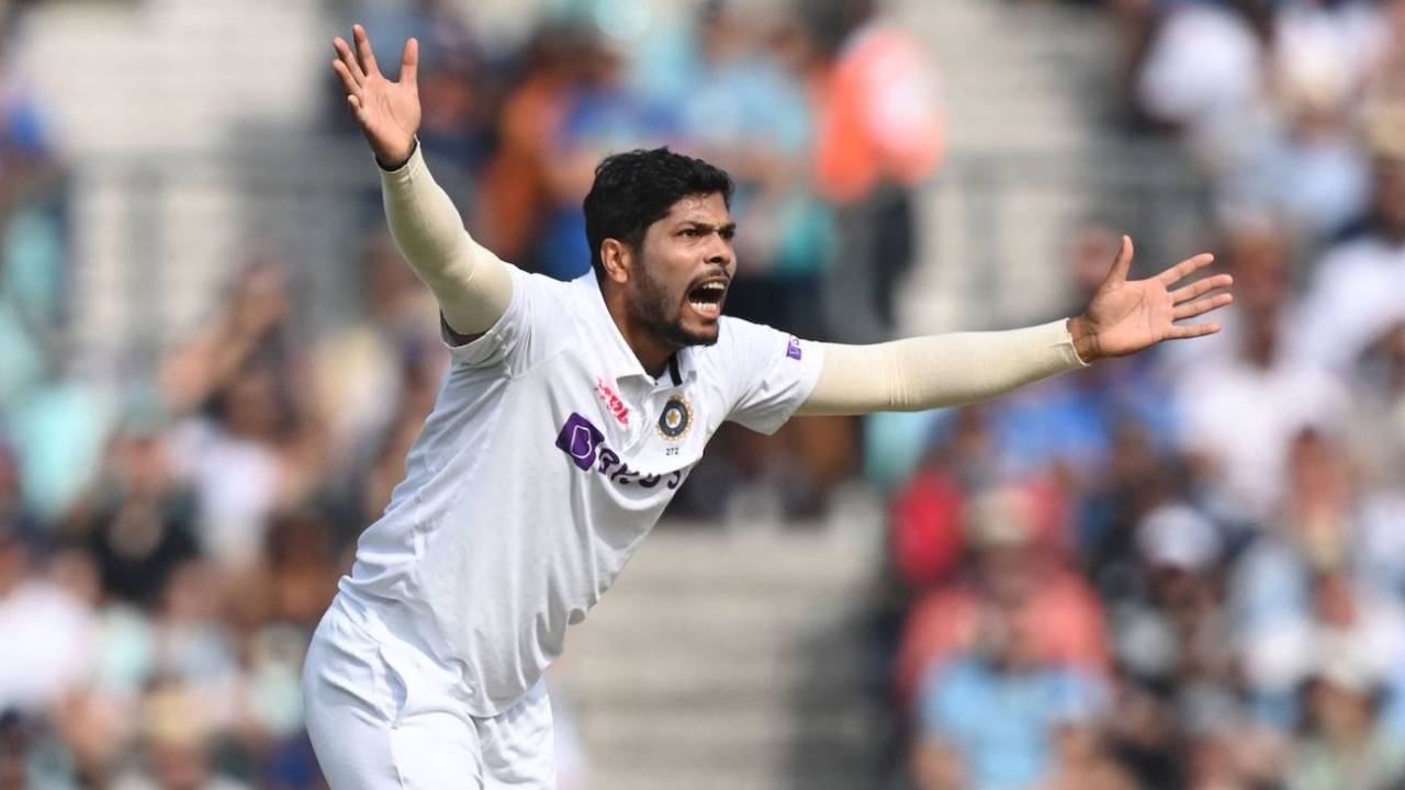 Umesh Yadav was India's most successful bowler in a come-from-behind win at The Oval in 2021&nbsp;&nbsp;&bull;&nbsp;&nbsp;AFP/Getty Images