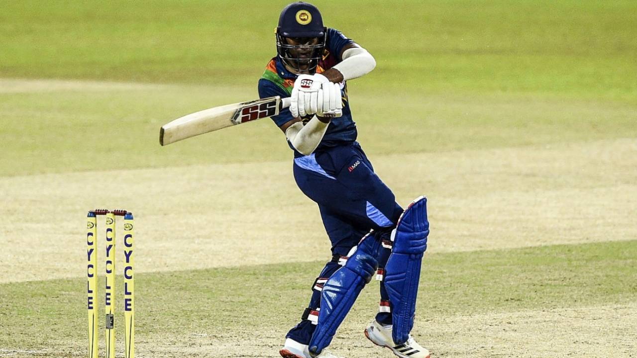Bhanuka Rajapaksa pulls one down, Sri Lanka vs South Africa, 2nd T20I, Colombo, September 12, 2021