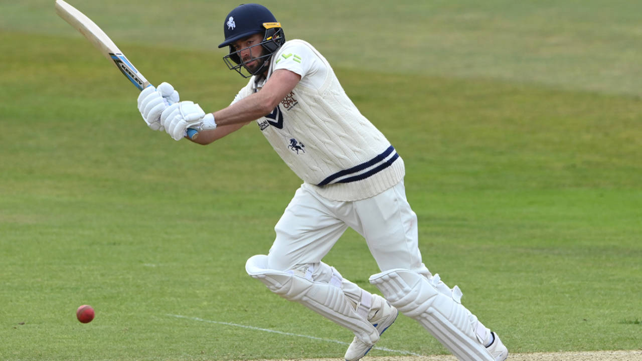 Jack Leaning made a hard-worked 90 to give Kent the edge&nbsp;&nbsp;&bull;&nbsp;&nbsp;Getty Images