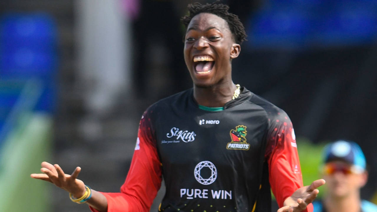 Dominic Drakes played a crucial role for St Kitts & Nevis Patriots in their successful CPL 2021 campaign&nbsp;&nbsp;&bull;&nbsp;&nbsp;CPL T20 via Getty Images