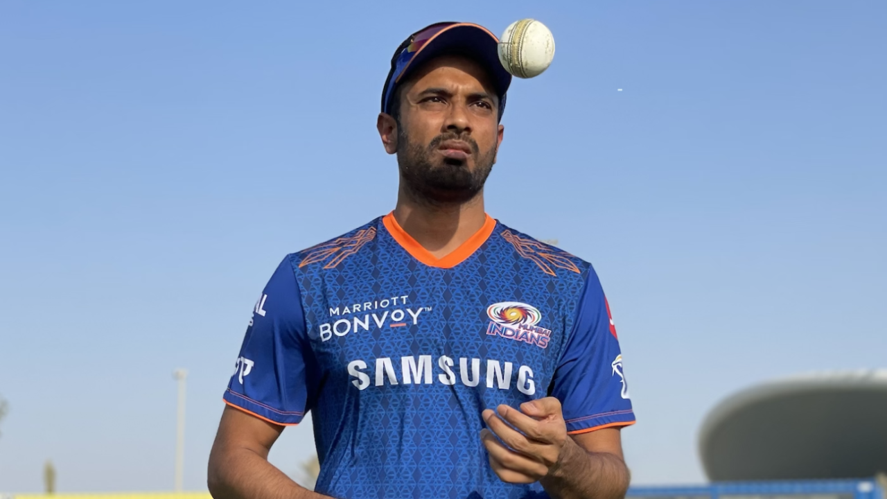 Roosh Kalaria has been added to Mumbai Indians' squad as a replacement for Mohsin Khan, IPL 2021, Abu Dhabi, September 18, 2021 