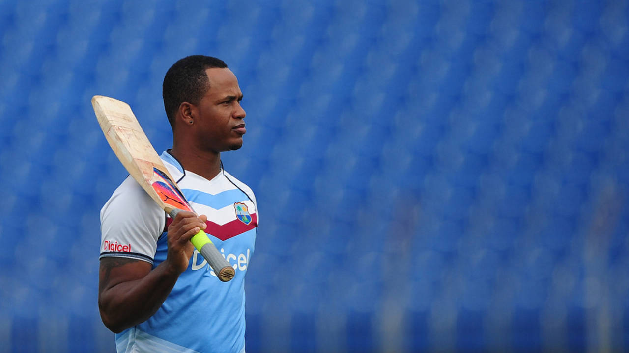 Marlon Samuels' charges relate to incidents that allegedly took place during the T10 league&nbsp;&nbsp;&bull;&nbsp;&nbsp;AFP/Getty Images