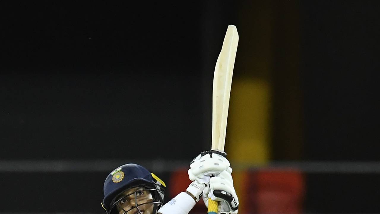 Punam Raut goes over the top, Australia Women vs India Women, Only Test, Day 4, Carrara, October 3, 2021