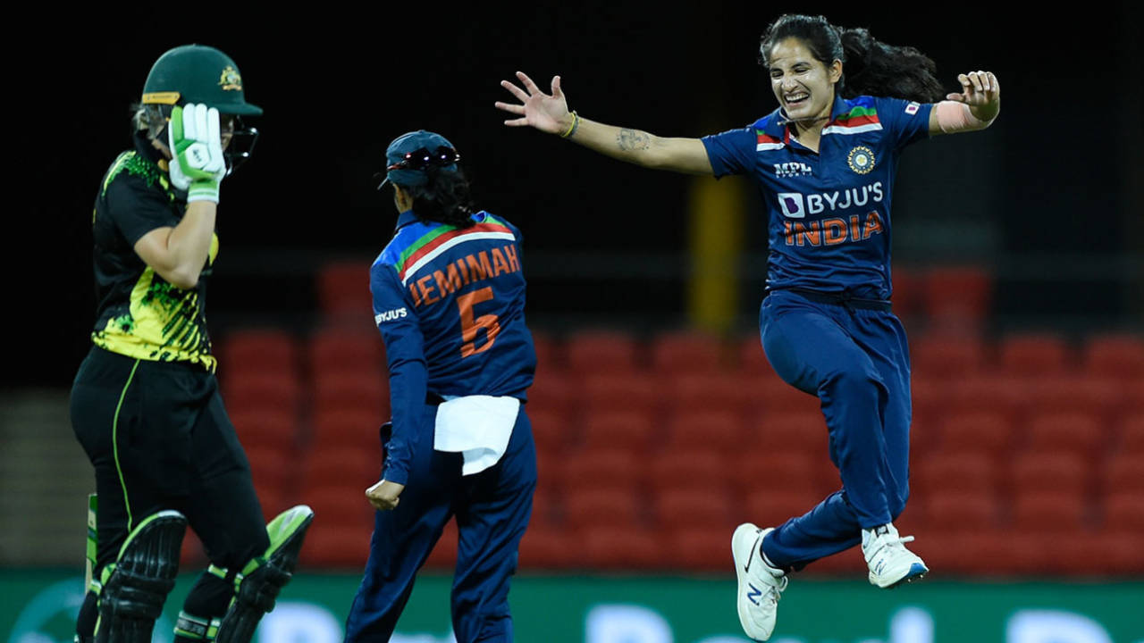 Renuka Singh impressed in her two outings in the T20Is&nbsp;&nbsp;&bull;&nbsp;&nbsp;Getty Images