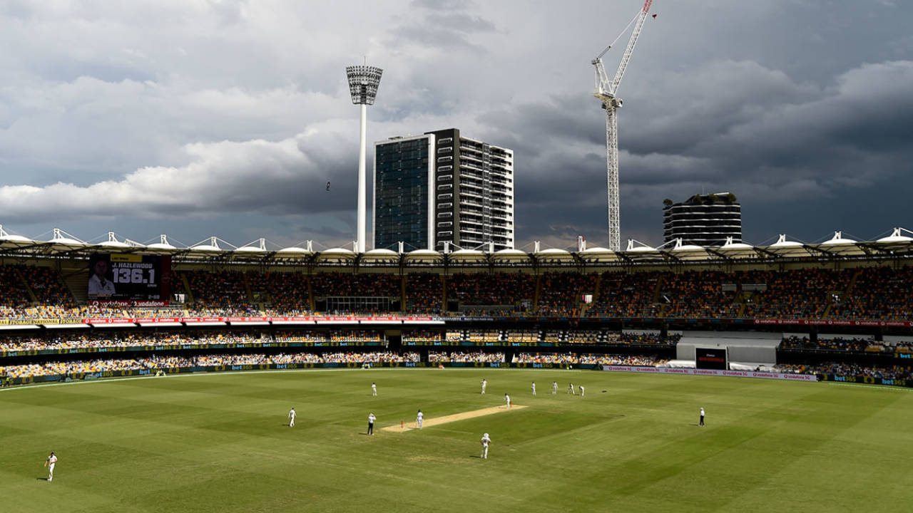 A general view across the Gabba, Australia vs India, 4th Test, Brisbane, January 16, 2021