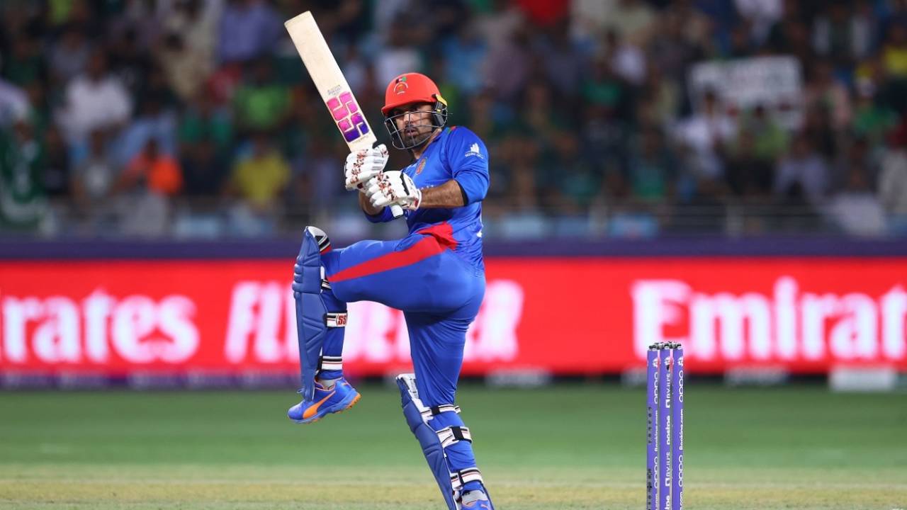 Mohammad Nabi's big hits pushed Afghanistan to a defendable total&nbsp;&nbsp;&bull;&nbsp;&nbsp;ICC via Getty