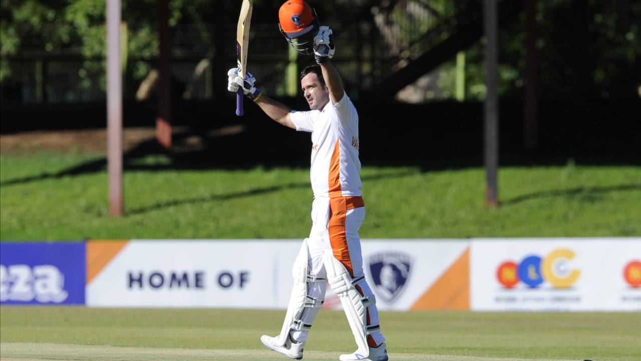 Pite van Biljon led the Knights middle order with his century, Knights vs Boland, 4-Day Franchise Series, Bloemfontein, 2nd day, October 30, 2021