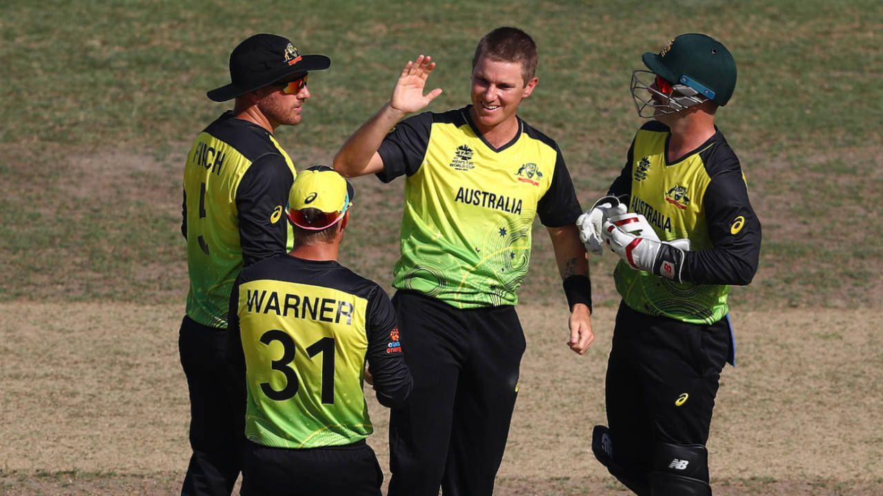 Adam Zampa struck with his first ball, Australia vs Bangladesh, T20 World Cup, Group 1, Dubai, November 4, 2021