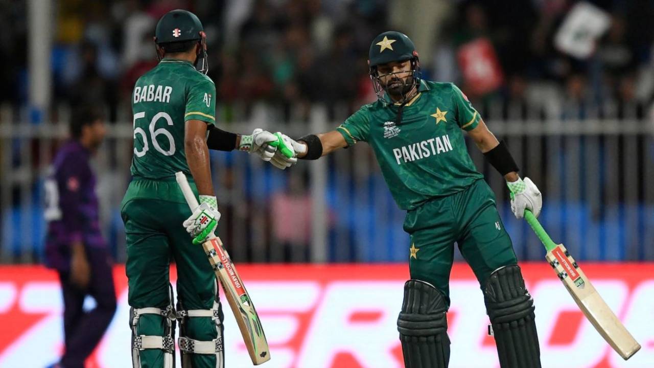 Babar Azam and Mohammad Rizwan were unspectacular in the powerplay, Pakistan vs Scotland, T20 World Cup, Group 2, Sharjah, November 7, 2021