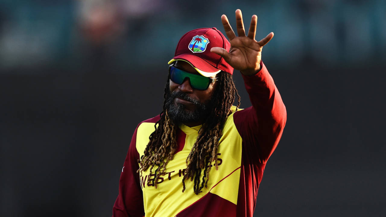 During the T20 World Cup, Chris Gayle had expressed the hope that he would get a chance to play one last international game in Jamaica&nbsp;&nbsp;&bull;&nbsp;&nbsp;Francois Nel/Getty Images