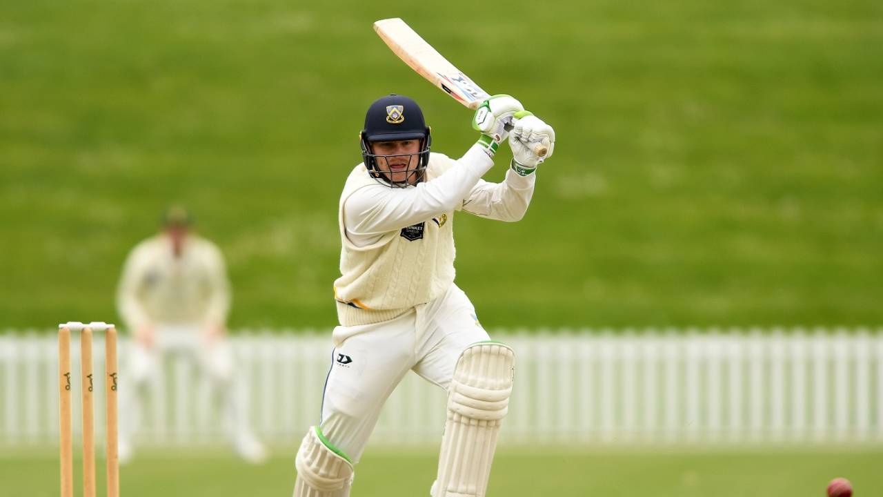 Dale Philips in action, Central Districts vs Otago, Plunket Shield, Nelson, November 2, 2021