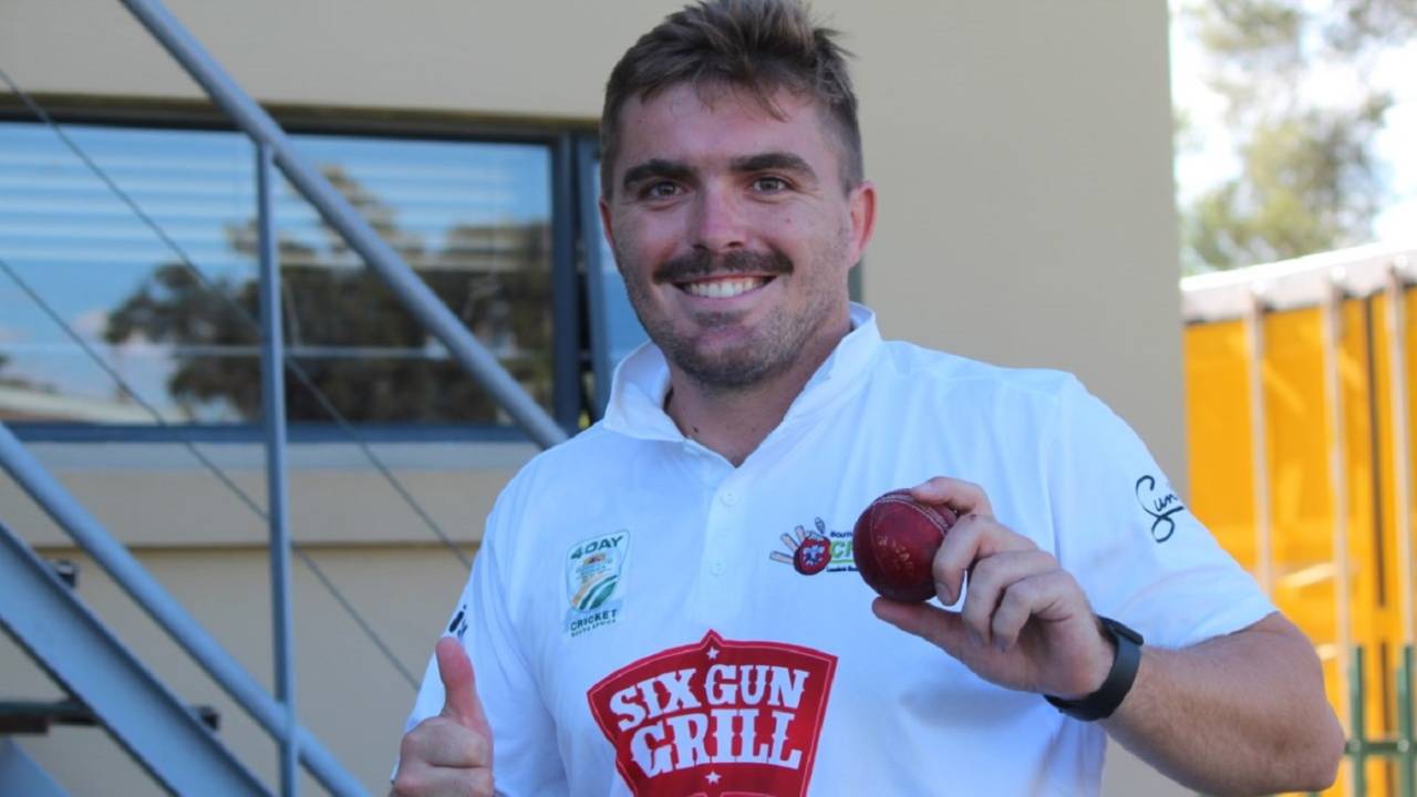 The 24-year-old Sean Whitehead took all ten wickets in a first-class innings against Easterns