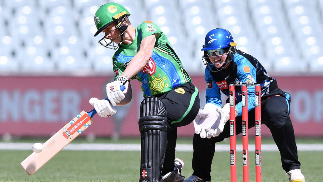 Elyse Villani signed off in style with a century, Adelaide Strikers vs Melbourne Stars, WBBL, Adelaide Oval, November 21, 2021