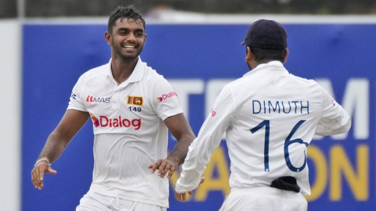 Lasith Embuldeniya removed Joshua Da Silva, Sri Lanka vs West Indies, 1st Test, Galle, 5th day, November 25, 2021