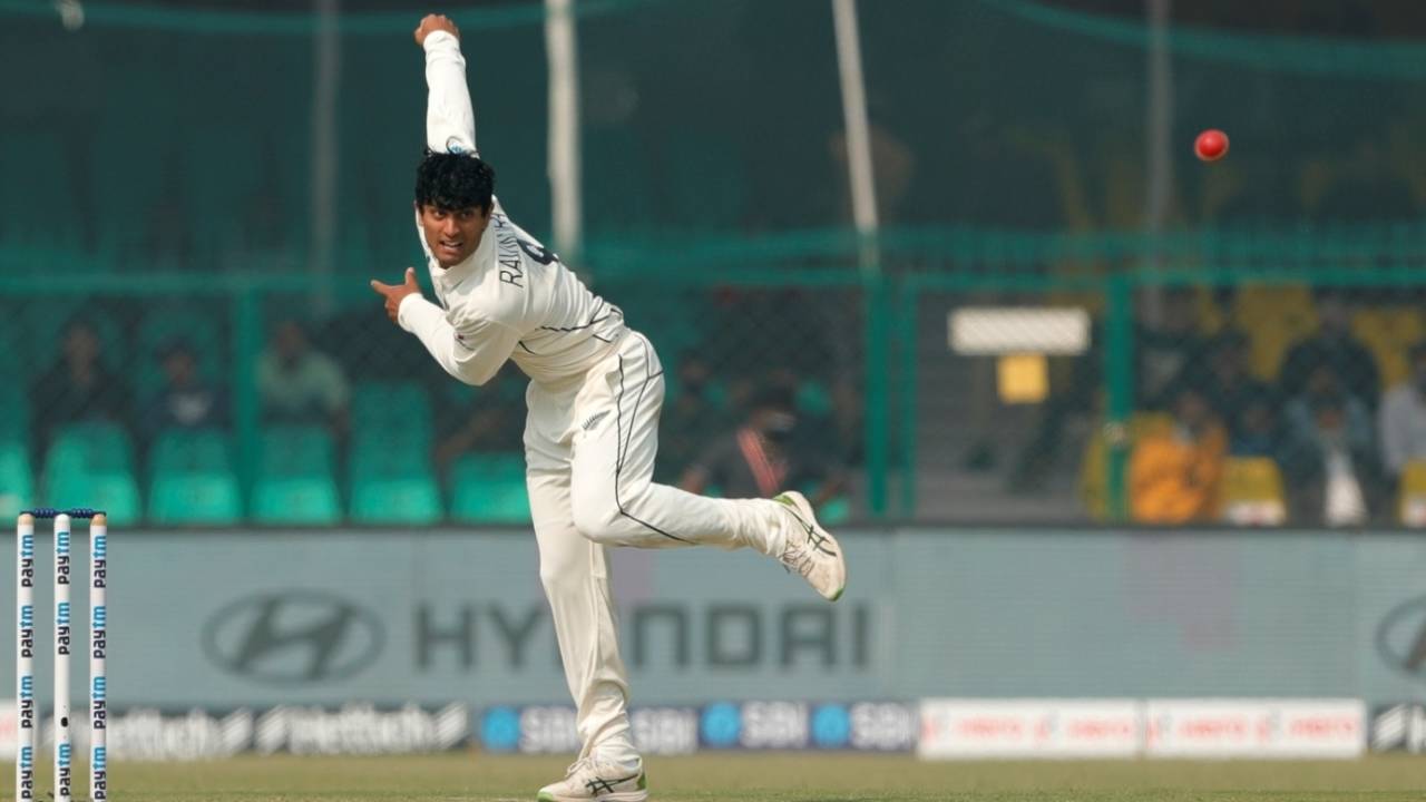 Rachin Ravindra made his Test debut against India in late 2021&nbsp;&nbsp;&bull;&nbsp;&nbsp;BCCI