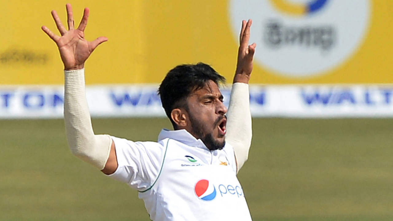 Hasan Ali last played a Test in Sri Lanka in July 2022&nbsp;&nbsp;&bull;&nbsp;&nbsp;AFP/Getty Images