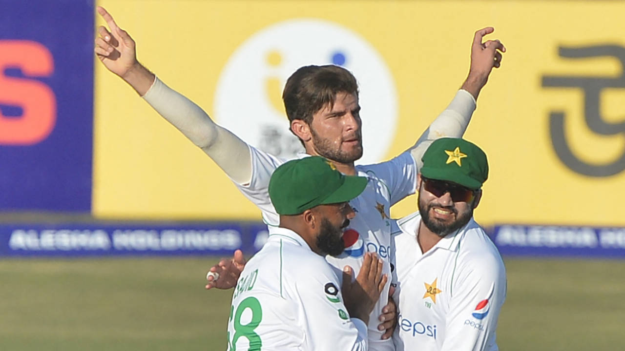 Shaheen Shah Afridi picked up seven wickets in the first Test against Bangladesh&nbsp;&nbsp;&bull;&nbsp;&nbsp;AFP/Getty Images