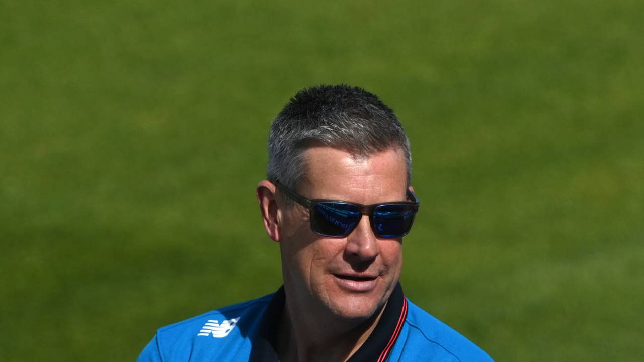 Managing director of England men's cricket Ashley Giles pictured during nets