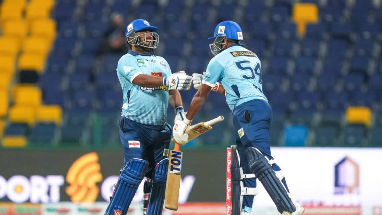 Bhanuka Rajapaksa and Mohammad Shahzad romped to a ten-wicket win