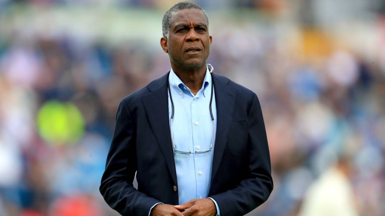 Michael Holding during day one of the third Ashes Test, England vs Australia, 3rd Test, Headingley, 1st day, August 22, 2019
