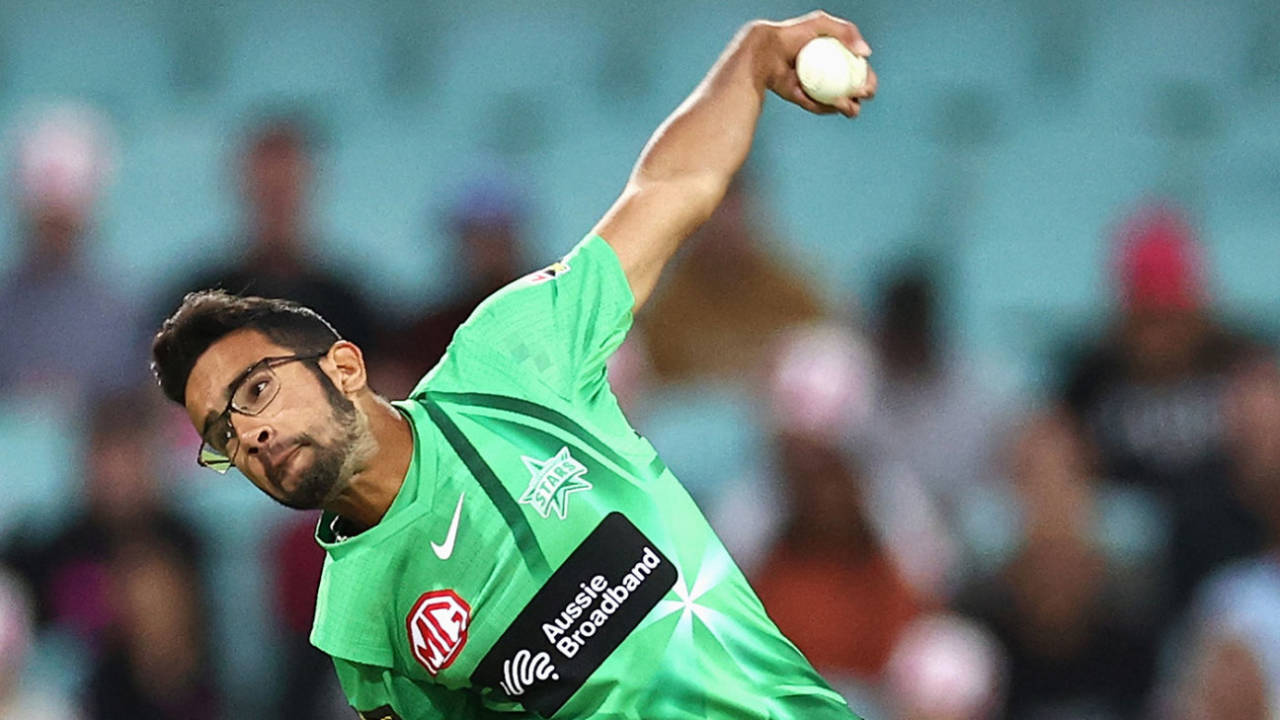 Syed Faridoun on his debut, Sydney Sixers vs Melbourne Stars, BBL, SCG, December 5, 2021