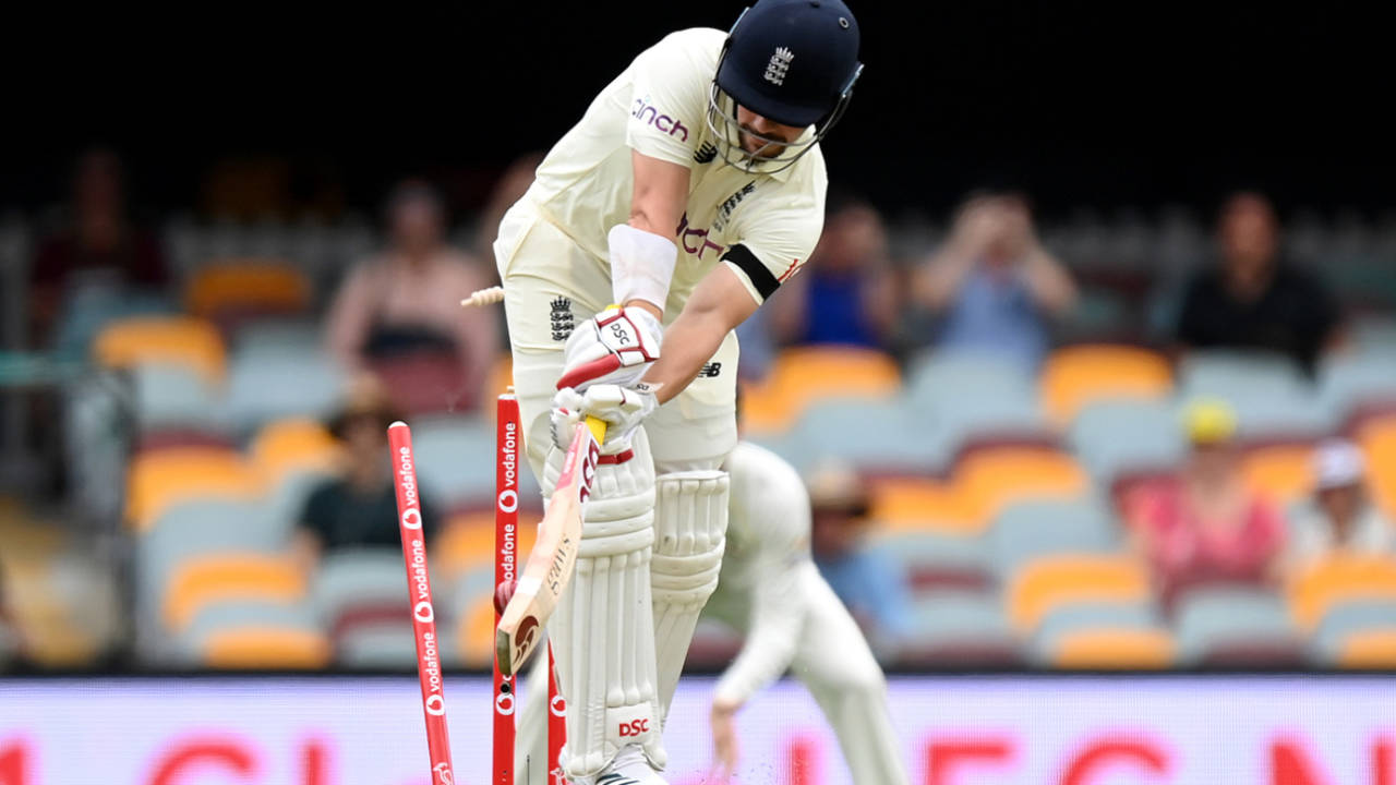 Rory Burns was bowled leg stump first ball, Australia vs England, The Ashes, 1st Test, Day 1, The Gabba, Brisbane, December 8, 2021