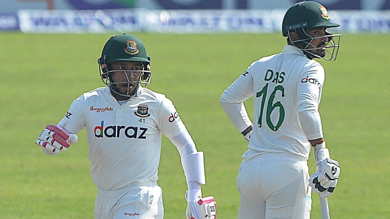 Mushfiqur Rahim and Liton Das stemmed the flurry of wickets, Bangladesh vs Pakistan, 2nd Test, 5th day, Dhaka, December 8, 2021