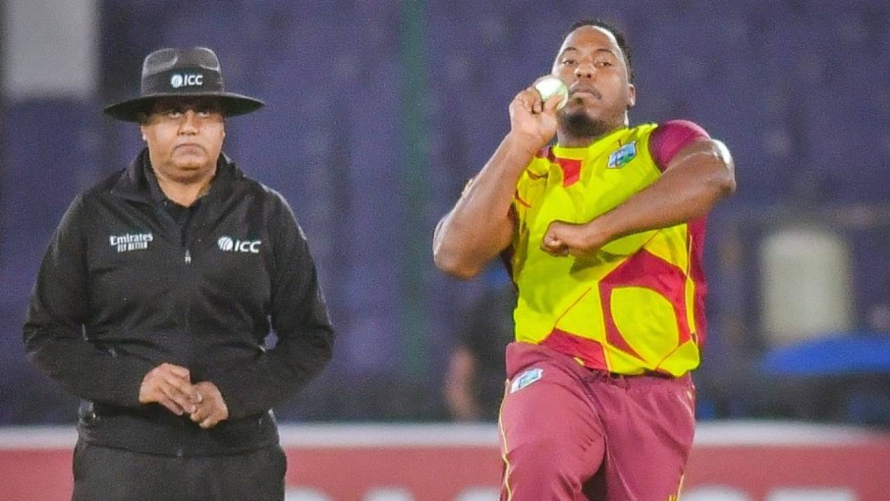 Odean Smith picked up two wickets, Pakistan vs West Indies, 2nd T20I, Karachi, December 14, 2021